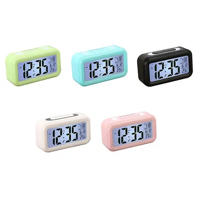 £11.03 • Buy Digital Display Alarm  Clock Led Smart Luminous Students Clock UK