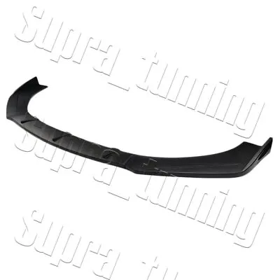 3PCS Universal Unpainted Black Front Bumper Protector Body Splitter Spoiler Lip • $28.89