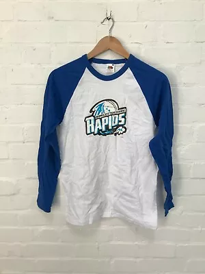 £6.99 • Buy Worcestershire Rapids Cricket Fruit Loom Men's LS T-Shirt - White/Blue - New