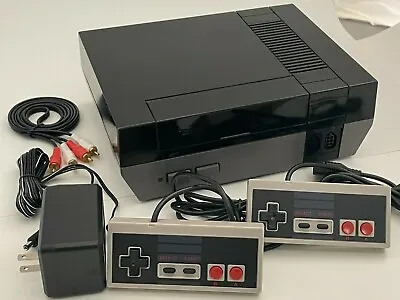 BLACK EDITION Nintendo Entertainment System NES Video Game Console Bundle Set • $180.45