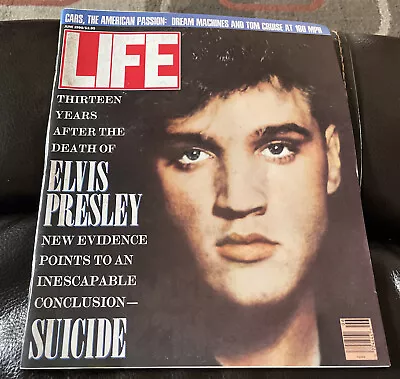 Vintage Elvis Presley On Cover Life Magazine June 1990 • $8