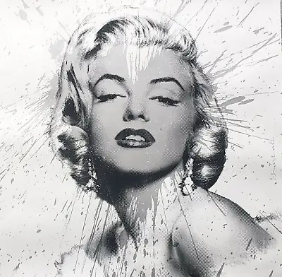 MR BRAINWASH  My Heart Is Yours  Diamond Dust Marilyn Monroe 37 X 37 HAND SIGNED • $6450