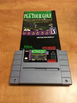 PGA Tour Golf - Nintendo SNES Game With Manual • $6.98