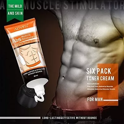 Abs Muscle Stimulator Six Pack Toner Enhancer Cream Belly Fat Burner Body Slim • $10.99