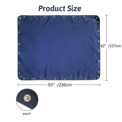62  Waterproof Marine Boat T-Top Replacement Cover Sunbrella Canvas Canopy Cover • $94.86
