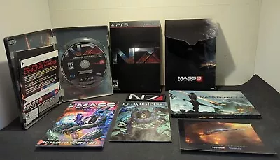 Mass Effect 3: N7 Collector's Edition PS3 W/ Comics Art Book & Fabric N7 Patch • $29.99