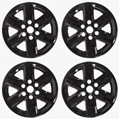 4 Black 17  Wheel Skins Full Rim Covers Hub Caps For Ford F150 XLT 2021-2023 • $77.63