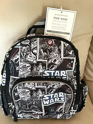 School Pottery Barn Disney Star Wars BACKPACK Darth Vader Mini Pre-k Boy Gift 🚀 • $31.97