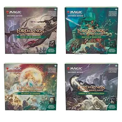 MTG Lord Of The Rings: Tales Of Middle-Earth 4 Scene Boxes (Set Of 4) • $114