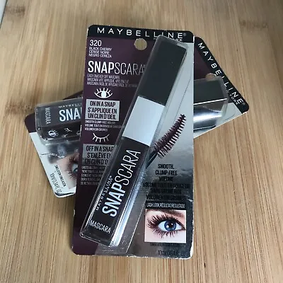 X2 ~ MAYBELLINE Snapscara Mascara #320 Black Cherry Clump-free Volume • $4.85