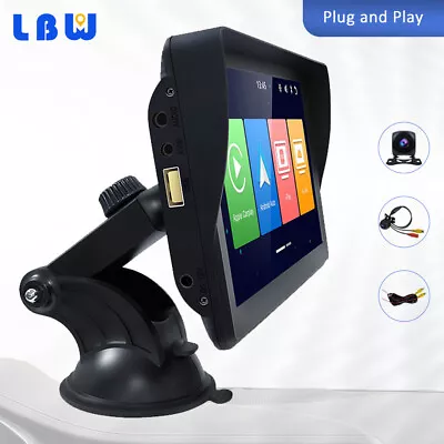 Portable 7 Inch Touch Screen Car Radio Apple CarPlay Android Auto Car Stereo FM • $104.63