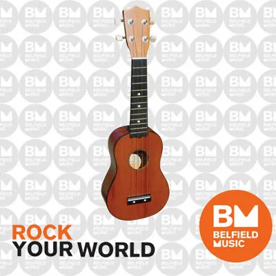 $25.99 • Buy Monterey MU-175M Soprano Ukulele Natural Mahogany Finish Uke Kids Guitar MU175M