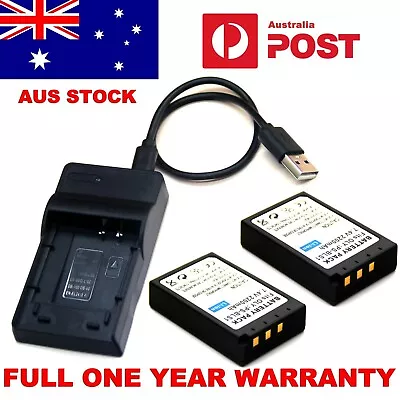 Battery / USB Charger For Olympus E-400 E-410 E-420 E-450 E-600 E-620 AUS STOCK • $20.88