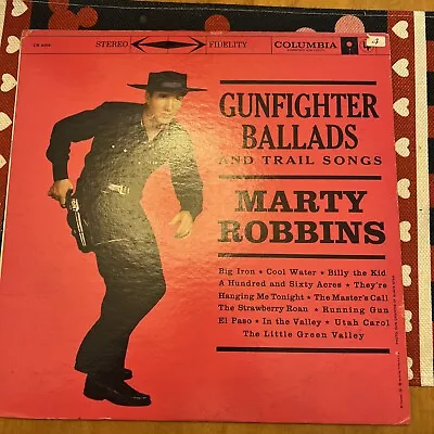 Marty Robbins ‎– Gunfighter Ballads And Trail Songs Vinyl LP 1971 Columbia • $25