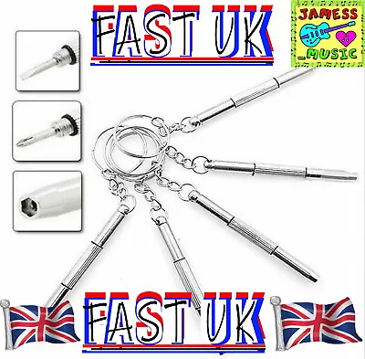 ✅⭐ PREMIUM SCREW DRIVER Key Ring Watch Flat Cross Gadget Gift Spanner UK ✅⭐⭐⭐⭐⭐ • £5.26