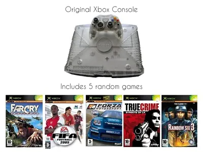 Microsoft Xbox Console OG + Official Pad + 5 Free Games - 12 Month Warranty • £79.97