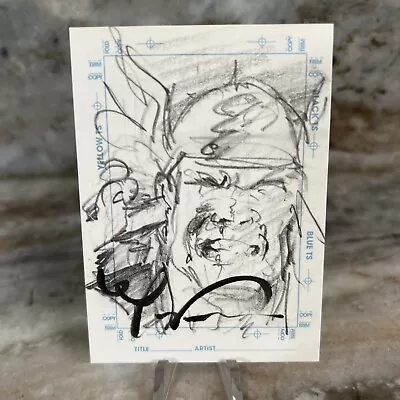 98 Skybox Marvel Creators Collection Thor Sketchagraph Card Mark Texiera • $499.95