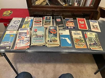 Vintage Gas Station Road Maps. 1940's 50's 60's & 70's.  Your Choice.   LOOK   • $8