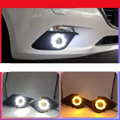 For Mazda 3 2014~2016 LED DRL Daytime Running Lights Fog Lamps Bumper • $120