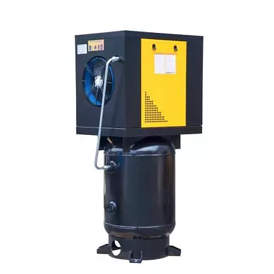 HPDMC Rotary Screw Air Compressor 7.5HP 1 Phase With 60 Gal ASME Air Tank 175Psi • $3416