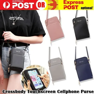 $12.99 • Buy Women Crossbody Phone Purse Touch Screen Bag RFID Blocking Wallet Shoulder Strap