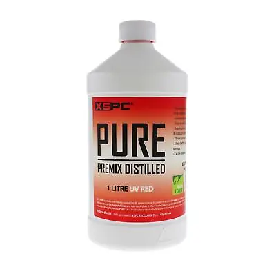 XSPC PURE Premix Distilled Watercooling Liquid Coolant- UV Red • £10.99