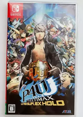 Nintendo Switch Persona 4 Arena Ultimax Remaster Edition Japan SW Used With Box • $42.49