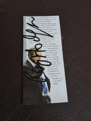 £2 • Buy Roy Hodgson Signed Photo Autograph Everton Fulham England West Brom