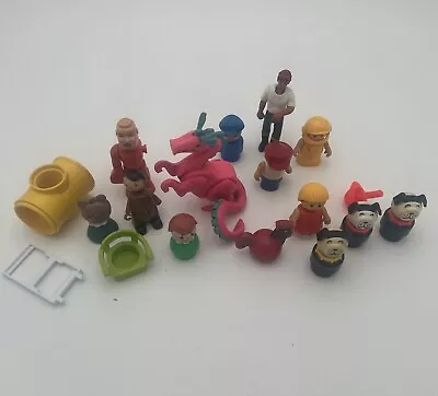 1974 Vintage Fisher Price Little People Castle PINK DRAGON Lot • $45