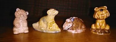 Wade Whimsies X4 Retriever Dog Bear Cub Flintstone Bronti Saber Toothed Tiger • £5