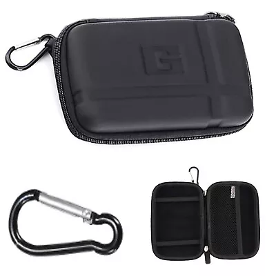 Black 5.2 Inch Hard GPS Carry Case Pouch Bag For 5  Garmin Nuvi TomTom Magellan • $9.29