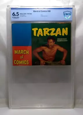 March Of Comics #98 (1953) CBCS 6.5 Tarzan Photo Cover File Copy Dell Comics • $64.95