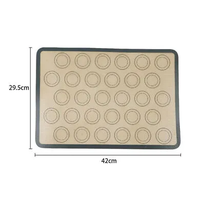 Silicone Baking Mat Nonstick Heat Resistant Oven Liner Sheet For Macaron Cake US • $6.28