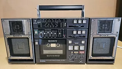 Vintage Boombox Sony Cfs-9900 Boombox Sony Cfs9900 Boom Box Stereo Cassette  • $500