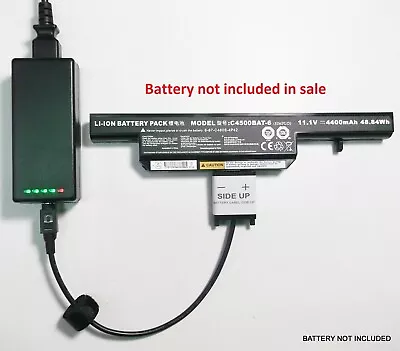 External Laptop Battery Charger For Clevo C4500 E4105 E4107 E7130 C4500BAT-6 • £57.98