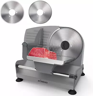 Electric Meat Slicer For Home Use 200W Aemego Food Slicer With Removable • $89.99