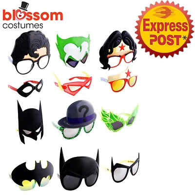 AC716 Adult Sunstaches Sunglasses Marvel Superhero Costume Glasses Comic Con • $14.50