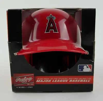 Los Angeles Angels Rawlings Mini Batting Helmet With Display Stand Red NIB • $19.99