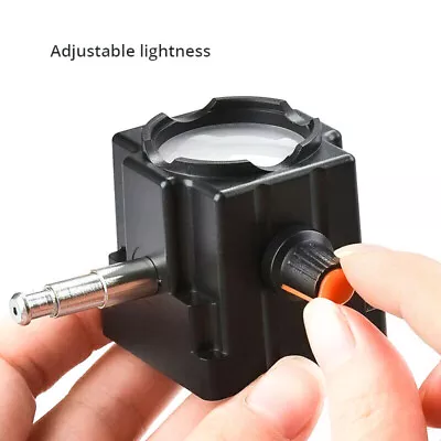 USB LED Light Rechargable Microscope Lighting Bottom Supplementary Lamp Source • $18.99