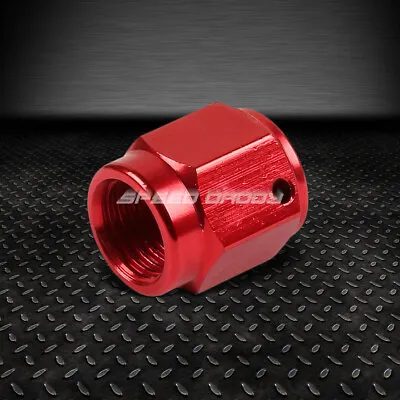 Red Anodized Aluminum 4-an An4 1/4 Adapter Female Flare Cap/plug/nut Fitting • $4.99