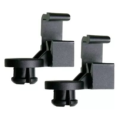 Pack Of 2 Black Hood Support Prop Rod Clips For Mazda Easy Installation • $10.43