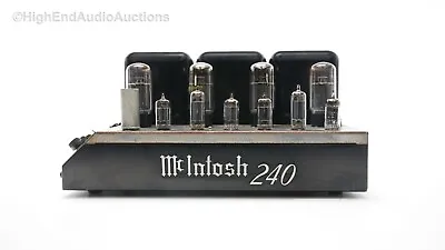 McIntosh MC240 - Vintage Audiophile Classic Tube Stere Power Amplifier • $2900