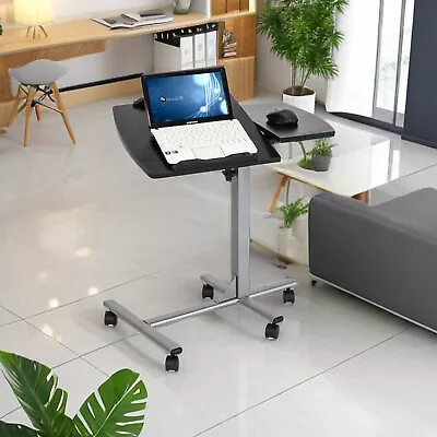 Adjustable Computer Desk With 5 Wheels - Portable Laptop Desk • $159.95