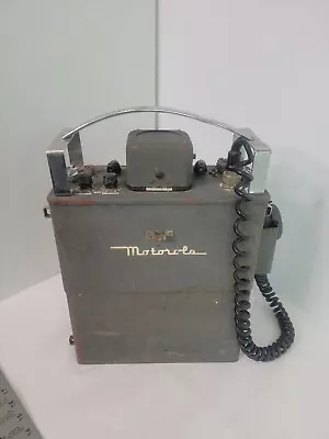 Vtg Ham Motorola Handie-Talkie Radiophone Pack P13-1AL 1940's War TA121 Radio  • $2799.99