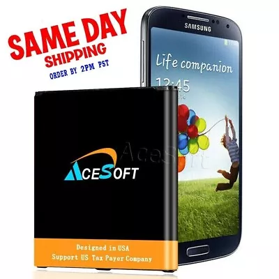 High Power 5600mAh Battery For Samsung Galaxy S4 I9500 I545 L720 I337 R970 Phone • $22.14