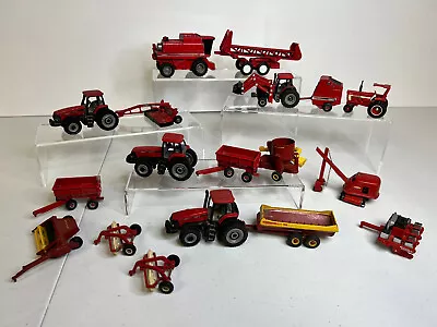 Ertl Farm Equipment Tractor Die Cast Vintage Toy Lot Of 18 • $49.89