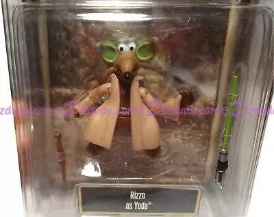 STAR WARS WEEKENDS 2012 ACTION FIGURE Muppet RIZZO Th RAT As YODA DISNEY Limited • $69.95