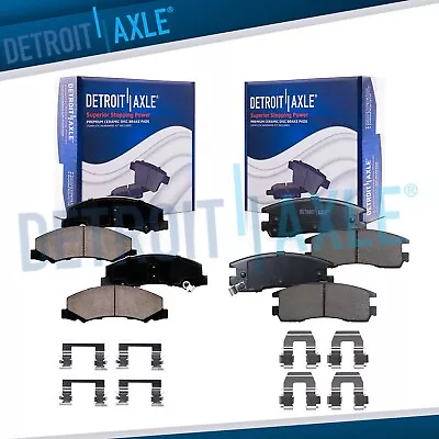 Front & Rear Ceramic Brake Pads W/Hardware For LaCrosse Impala Monte Carlo • $44.79