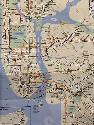 NYC Map Aug 2023 New York City MTA Transit Subway Rail Collectible Souvenir • $3.75