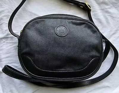 Vintage FENDI Black Crossbody Handbag • $100